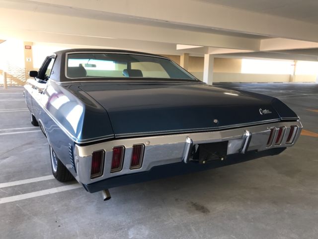 1970 Blue Chevrolet Capriceold Sedan