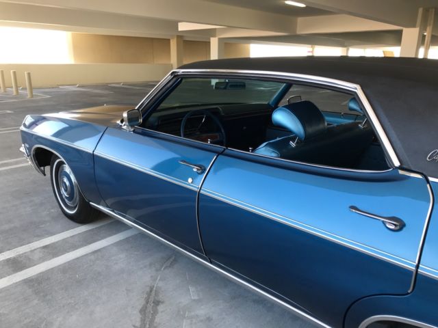 1970 Blue Chevrolet Capriceold Sedan