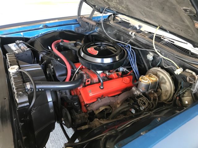 1970 Blue Chevrolet Capriceold Sedan