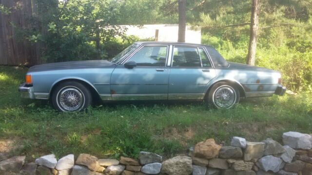 1986 Light blue Chevrolet Caprice Sedan