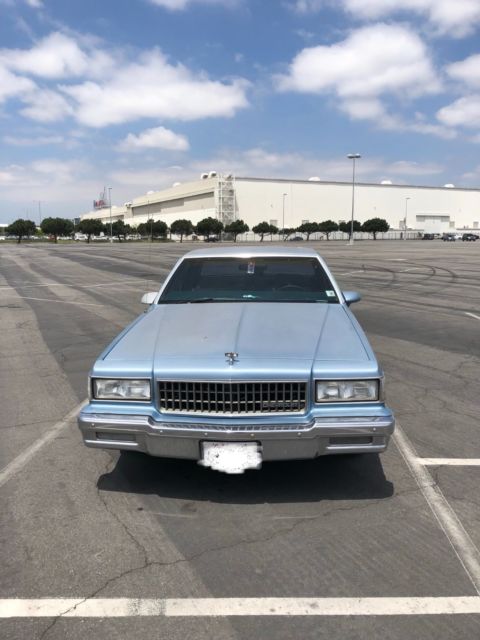 1987 Blue Chevrolet Capriceold Sedan
