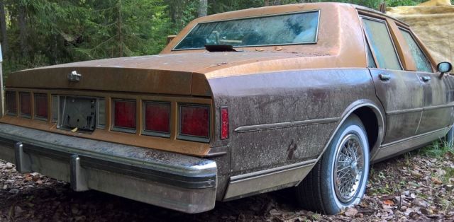 1984 Brown Chevrolet Capriceold Sedan