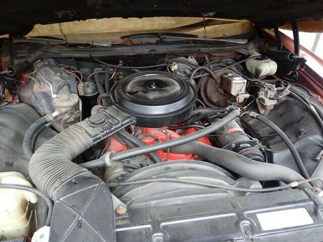 1975 Orange Chevrolet Caprice Convertible