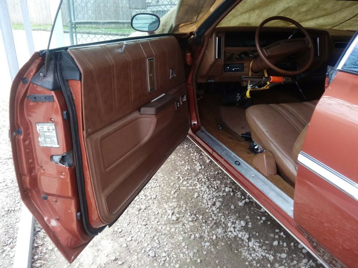 1975 Orange Chevrolet Caprice Convertible