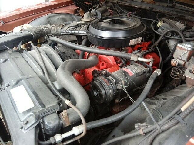 1975 Orange Chevrolet Caprice Convertible