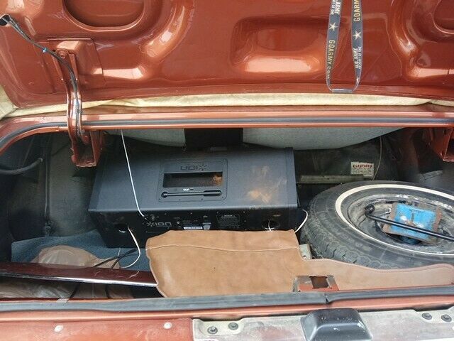 1975 Orange Chevrolet Caprice Convertible