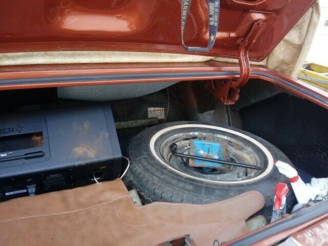 1975 Orange Chevrolet Caprice Convertible
