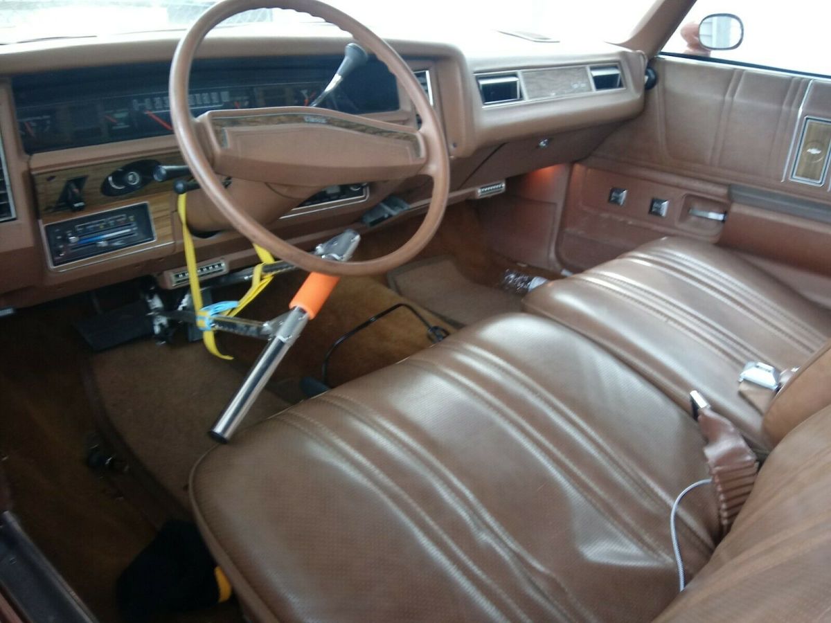 1975 Orange Chevrolet Caprice Convertible