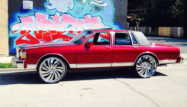 1988 Candy Red Chevrolet Capriceold Sedan