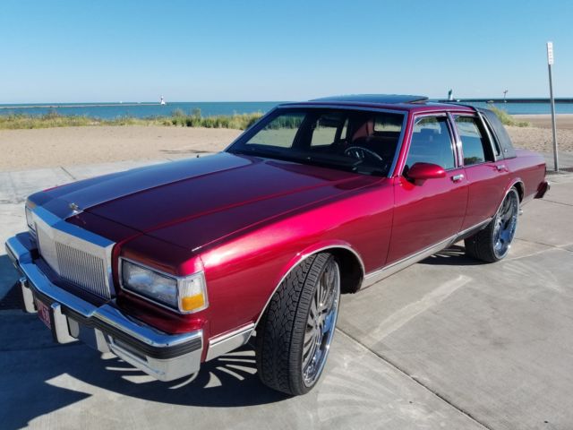 1988 Candy Red Chevrolet Capriceold Sedan