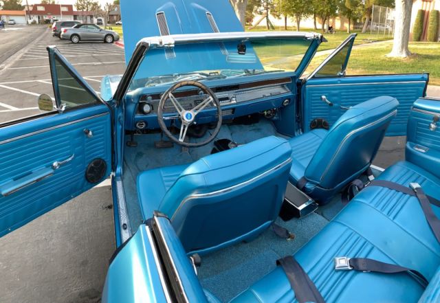 1967 Blue Chevrolet Chevelle Convertible