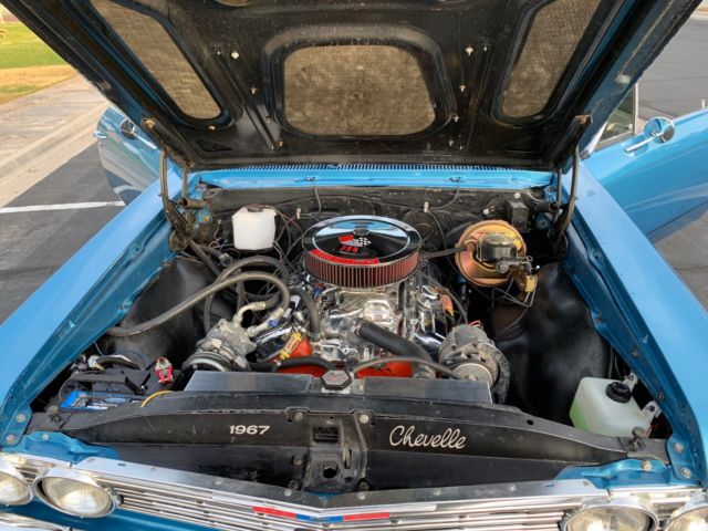 1967 Blue Chevrolet Chevelle Convertible