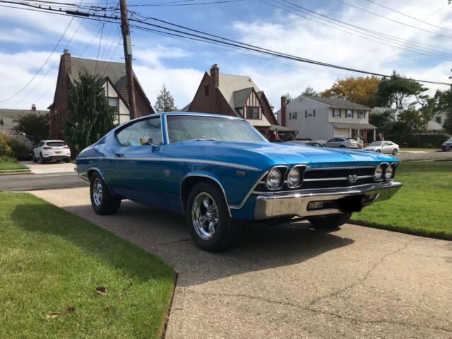 1969 Blue Chevrolet Chevelle Coupe