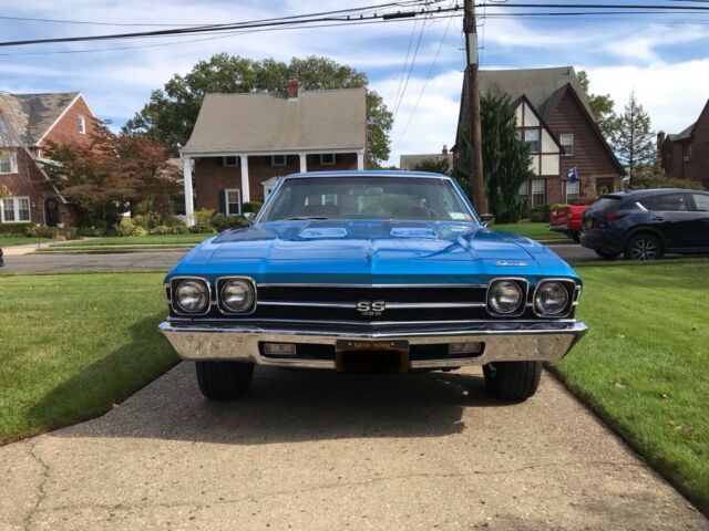 1969 Blue Chevrolet Chevelle Coupe