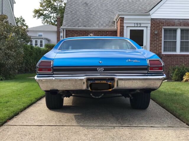 1969 Blue Chevrolet Chevelle Coupe