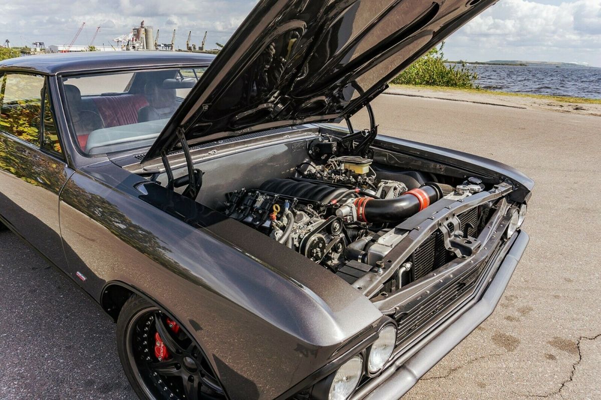 1966 Nimbus Metallic Gray Chevrolet Chevelle Coupe