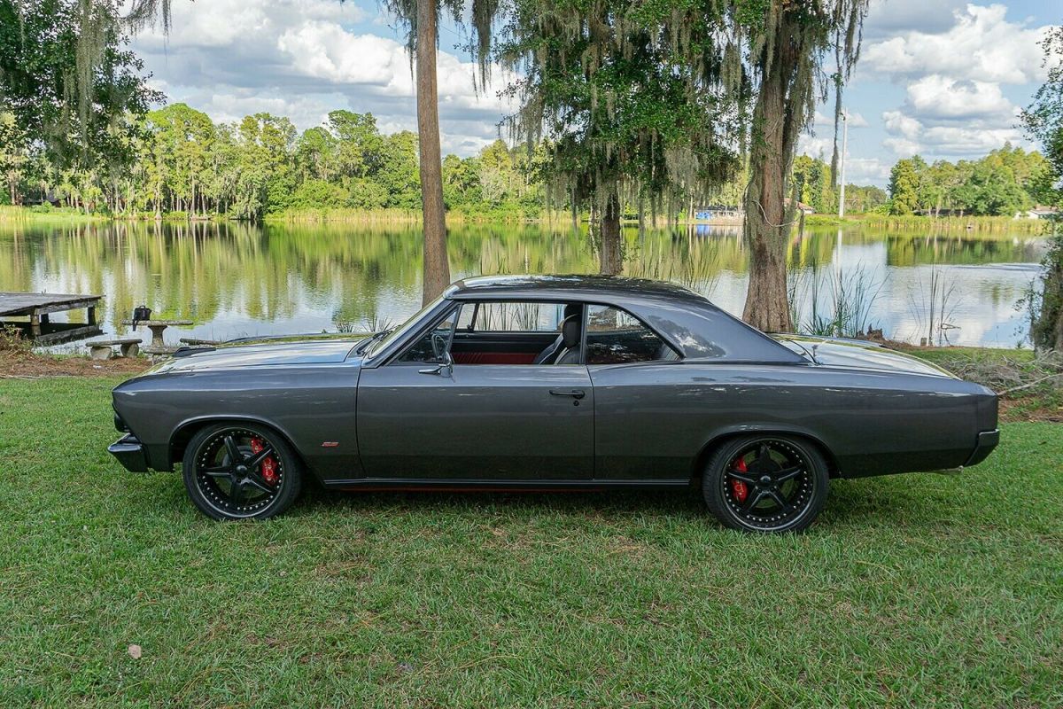 1966 Nimbus Metallic Gray Chevrolet Chevelle Coupe