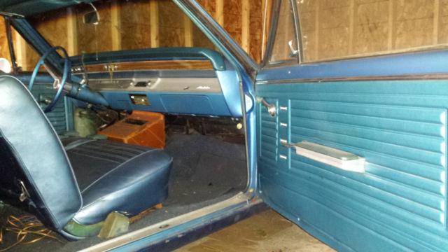 1967 Blue Chevrolet Chevelle Coupe