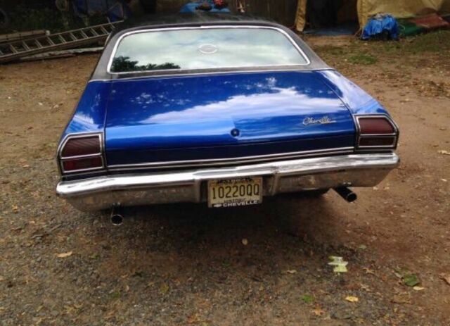 1969 Blue Chevrolet Chevelle Sedan
