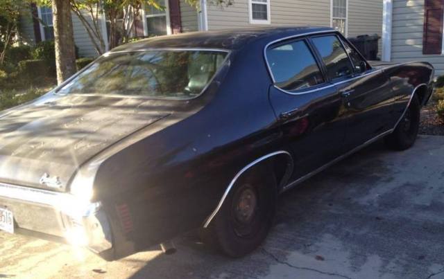 1970 Black Chevrolet Chevelle Sedan
