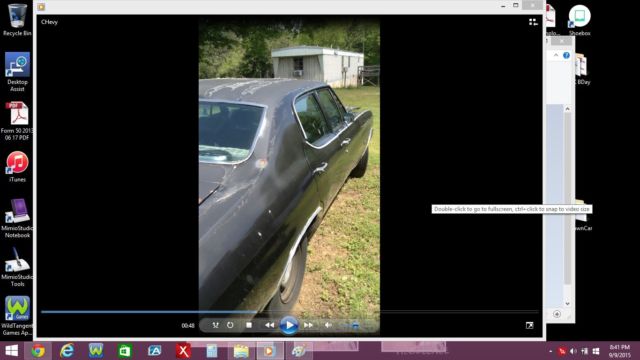 1970 Black Chevrolet Chevelle Sedan