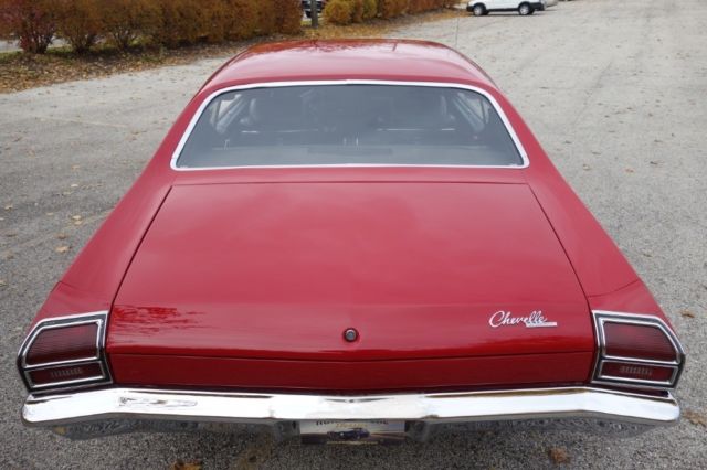 1969 Red Chevrolet Chevelle Coupe