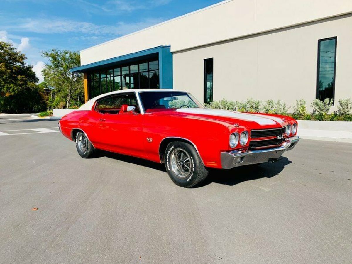 1970 Red Chevrolet Chevelle --