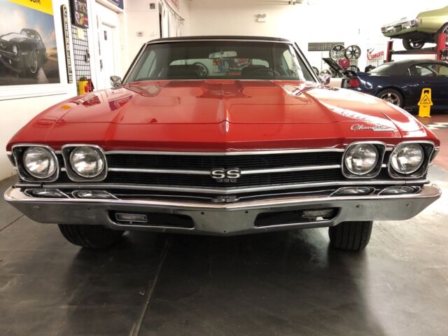 1969 Red Chevrolet Chevelle 2 Door