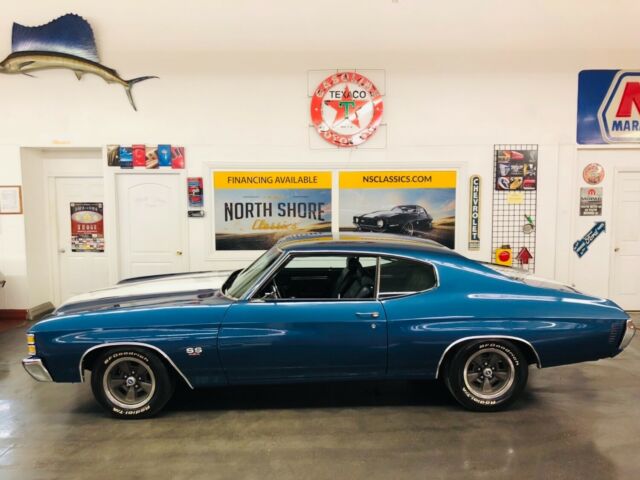 1971 Blue Chevrolet Chevelle --