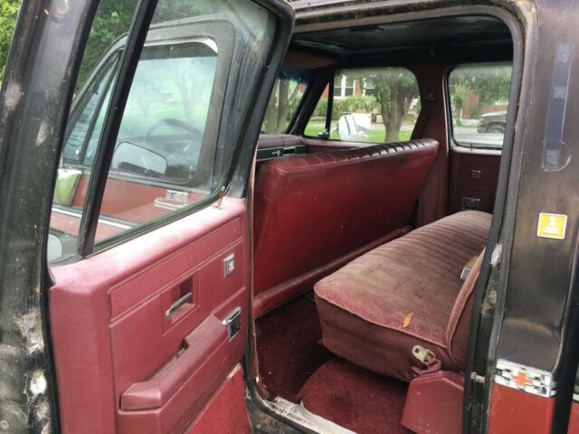1988 Black Chevrolet C/K Pickup 3500 Crew Cab Pickup