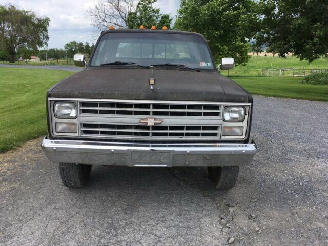 1988 Black Chevrolet C/K Pickup 3500 Crew Cab Pickup