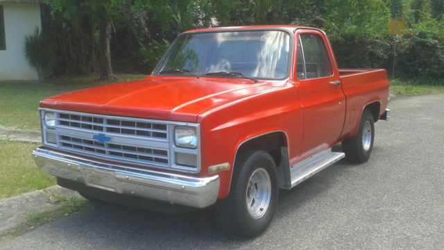 1985 Red Chevrolet C-10 Pickup
