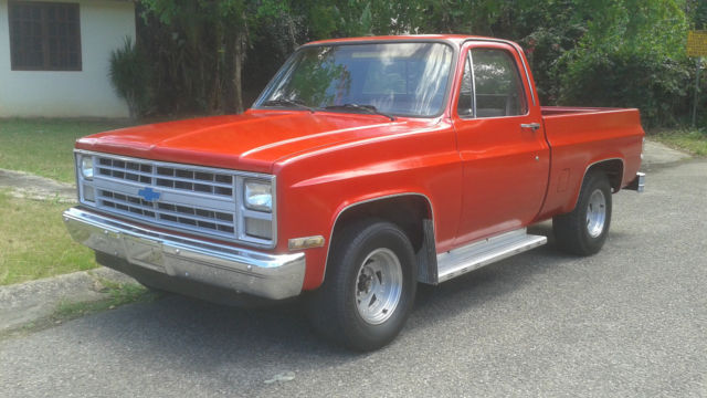 1985 Red Chevrolet C-10 Pickup