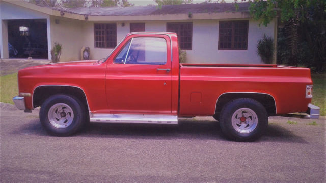 1985 Red Chevrolet C-10 Pickup