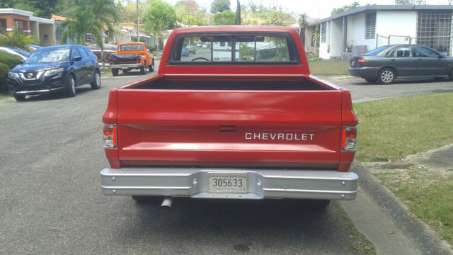 1985 Red Chevrolet C-10 Pickup