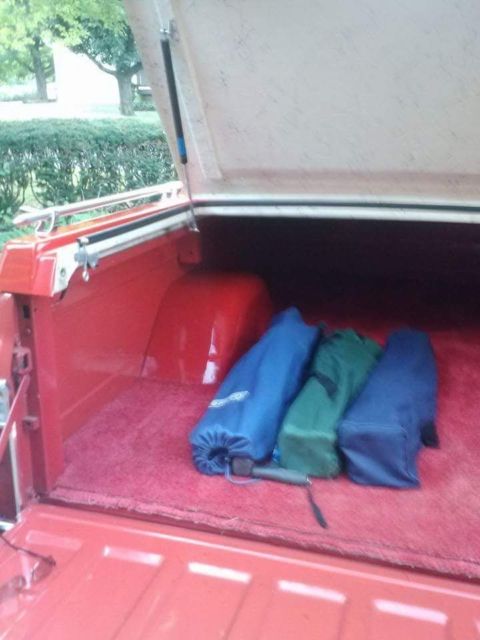 1972 Medium red/white Chevrolet C-10 Long bed