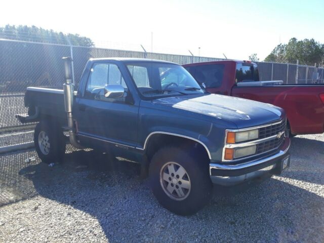 1990 Blue Chevrolet C/K Pickup 1500 Standard Cab Pickup