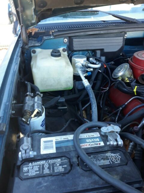 1990 Blue Chevrolet C/K Pickup 1500 Standard Cab Pickup