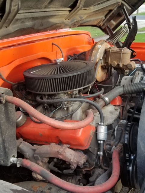 1972 Orange Chevrolet C-10