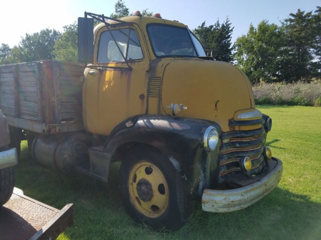 1953 Yellow Chevrolet COE
