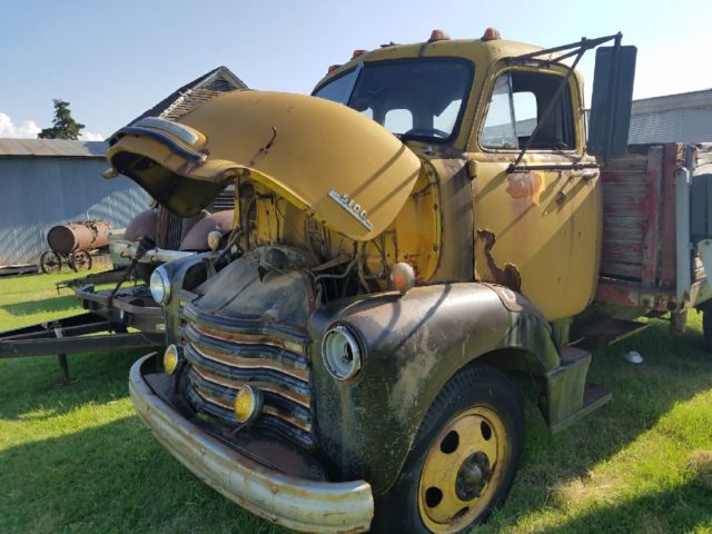 1953 Yellow Chevrolet COE