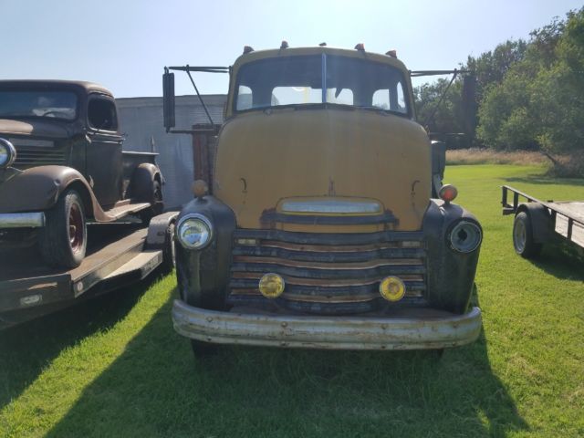 1953 Yellow Chevrolet COE