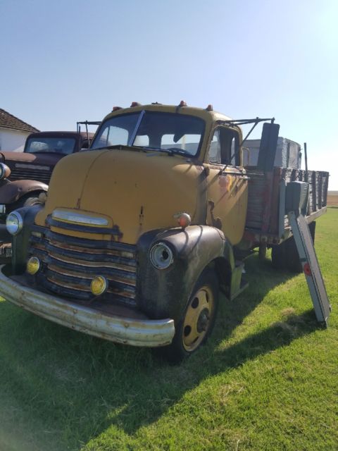 1953 Yellow Chevrolet COE