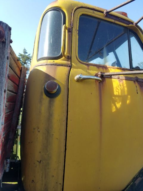 1953 Yellow Chevrolet COE
