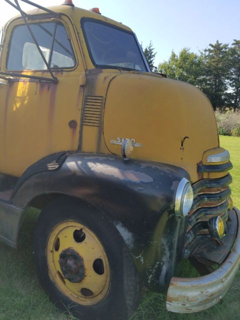 1953 Yellow Chevrolet COE