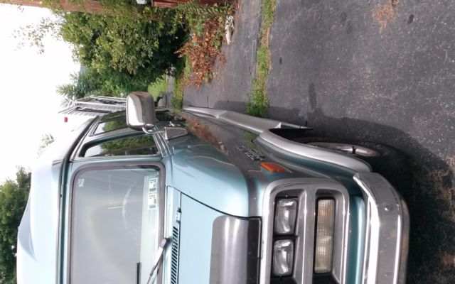 1994 Blue Chevrolet Express Van Camper