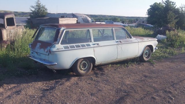 1961 Green Chevrolet Corvair Wagon