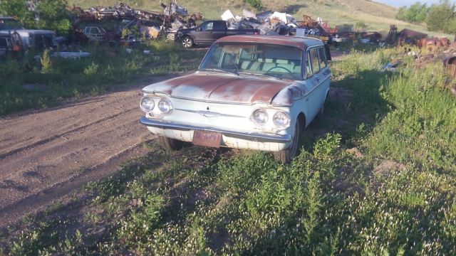 1961 Green Chevrolet Corvair Wagon