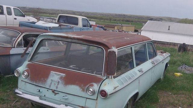 1961 Green Chevrolet Corvair Wagon