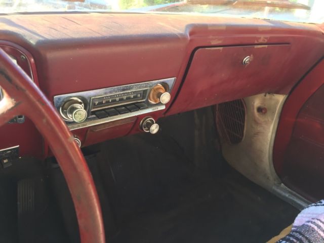 1965 Burgundy Chevrolet Corvair